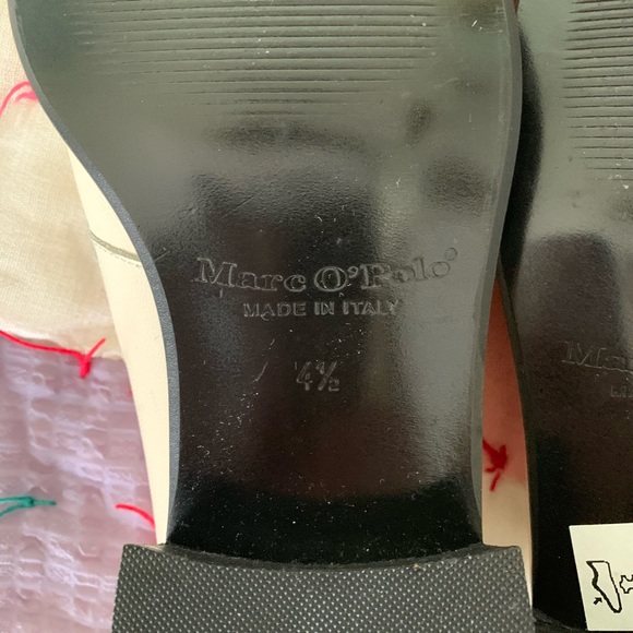 Marc O’Polo Mens Cream Leather Loafers Sz 4.5 - Picture 8 of 8